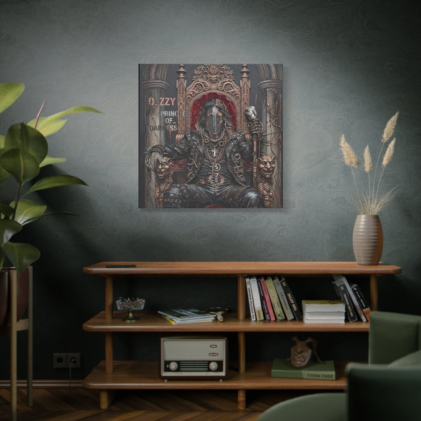 Prince Of Darkness Canvas Art — Matte Stretched Canvas Print