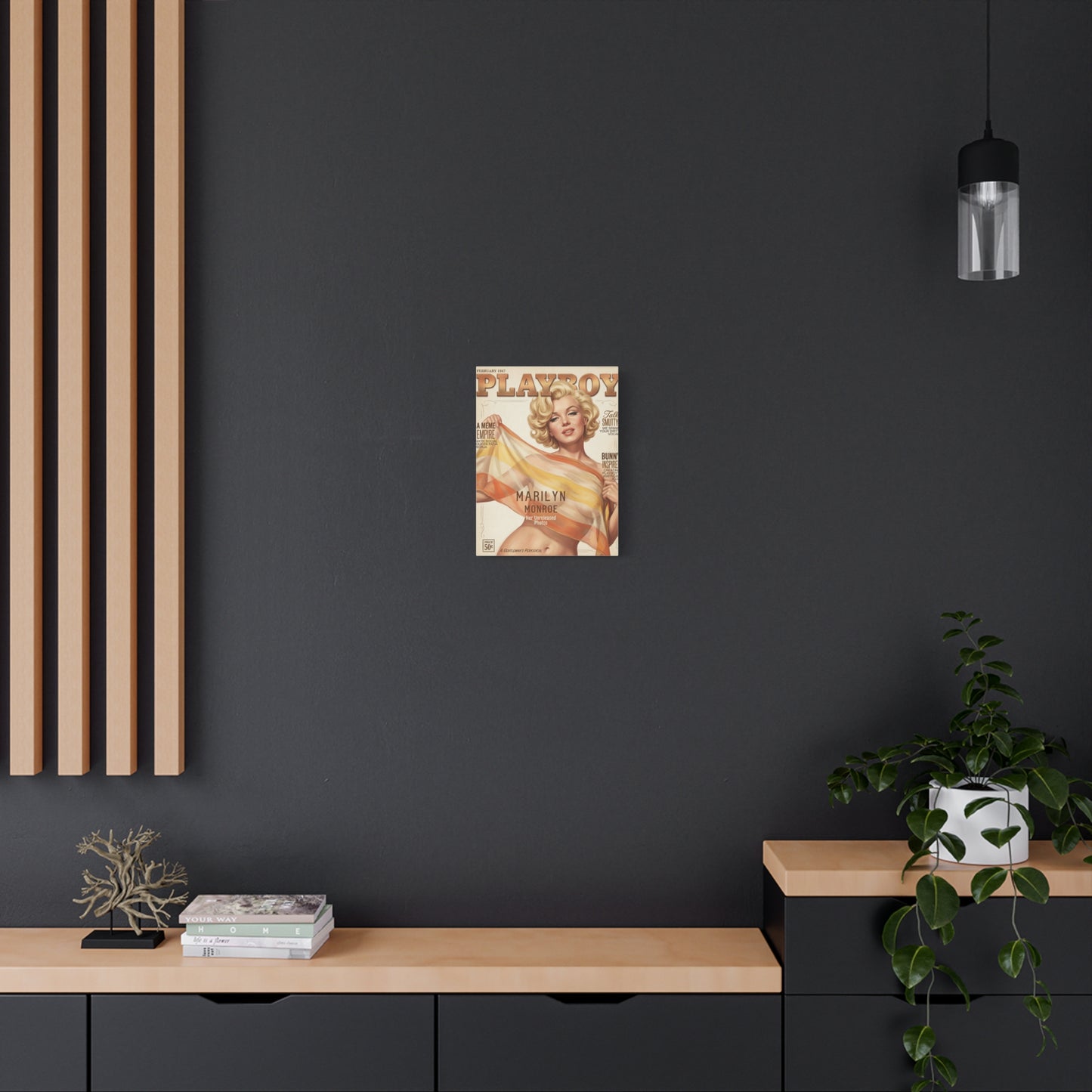 Monroe Portrait Matte Canvas Wall Art, Stretched 1.25"