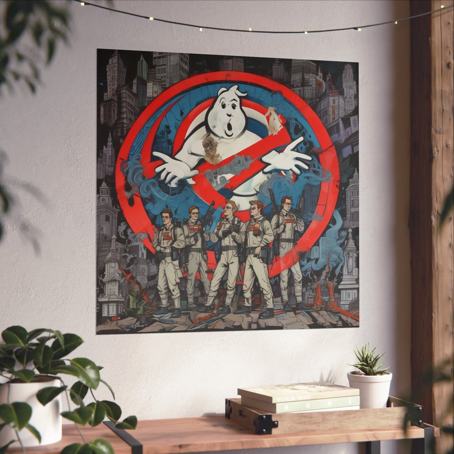 Ghostbusters Vintage Fine Art Poster Print