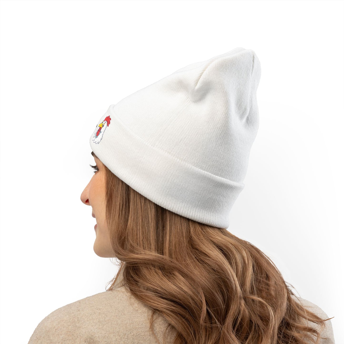 Knit Beanie "Free Cock Rides"