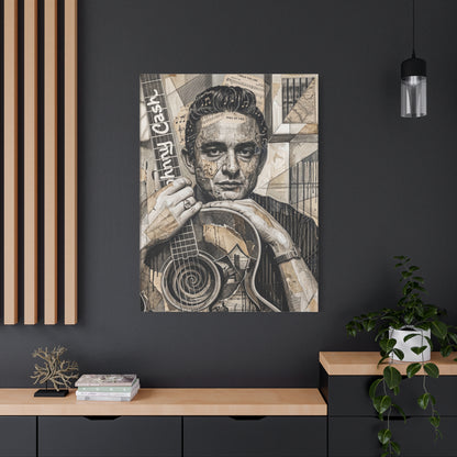 Jerry Portrait Matte Canvas Wall Art, Stretched 1.25"