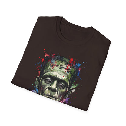Frankenstein Watercolor Portrait T-Shirt