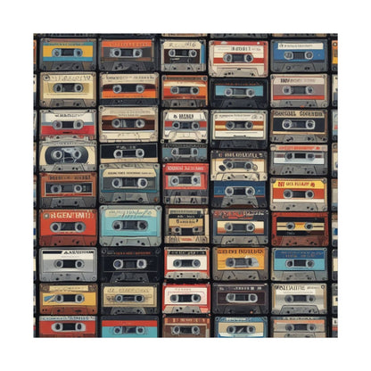 Cassette Tape Collage Fine Art Poster