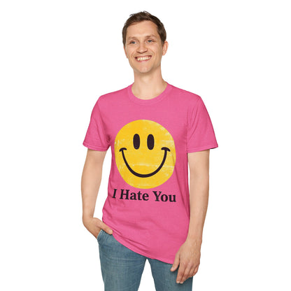 I Hate You Smiley T-Shirt