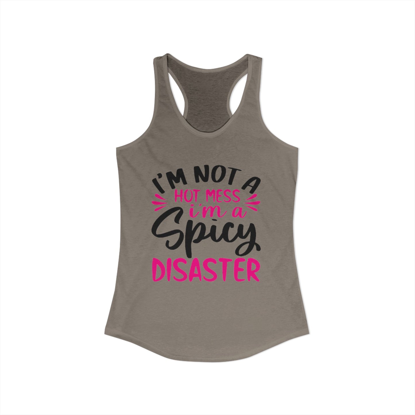 Women's Ideal "Hot Mess" Racerback Tank