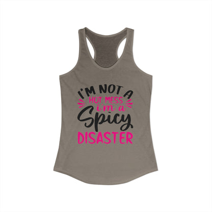 Women's Ideal "Hot Mess" Racerback Tank