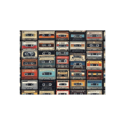 Cassette Tape Collage Fine Art Poster