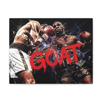 G.O.A.T. Boxer Canvas Wall Art Print