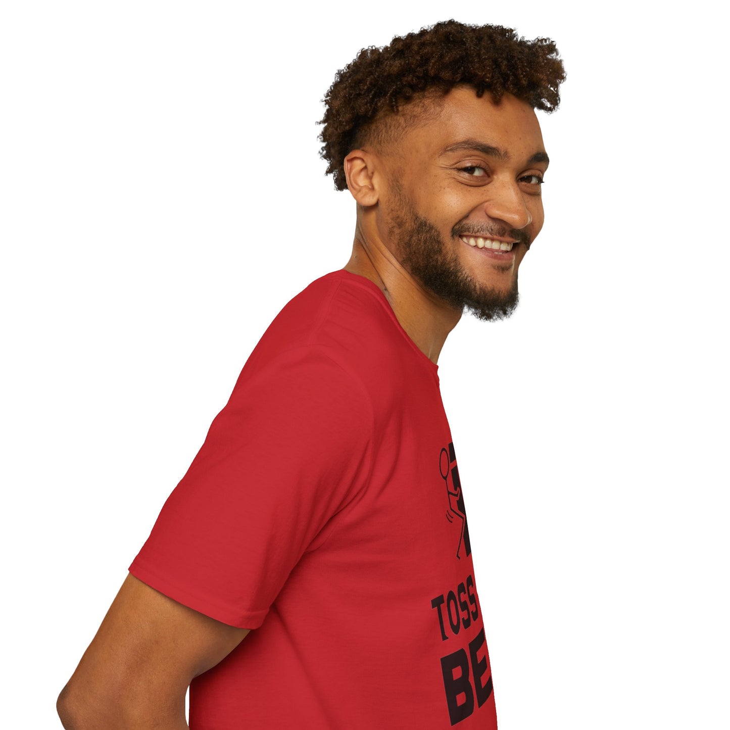 Funny 'Toss Me a Beer' T-Shirt – Beer Toss Party Tee