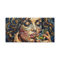 Martini Muse Canvas Wall Art — Contemporary Woman Drinking Cocktail