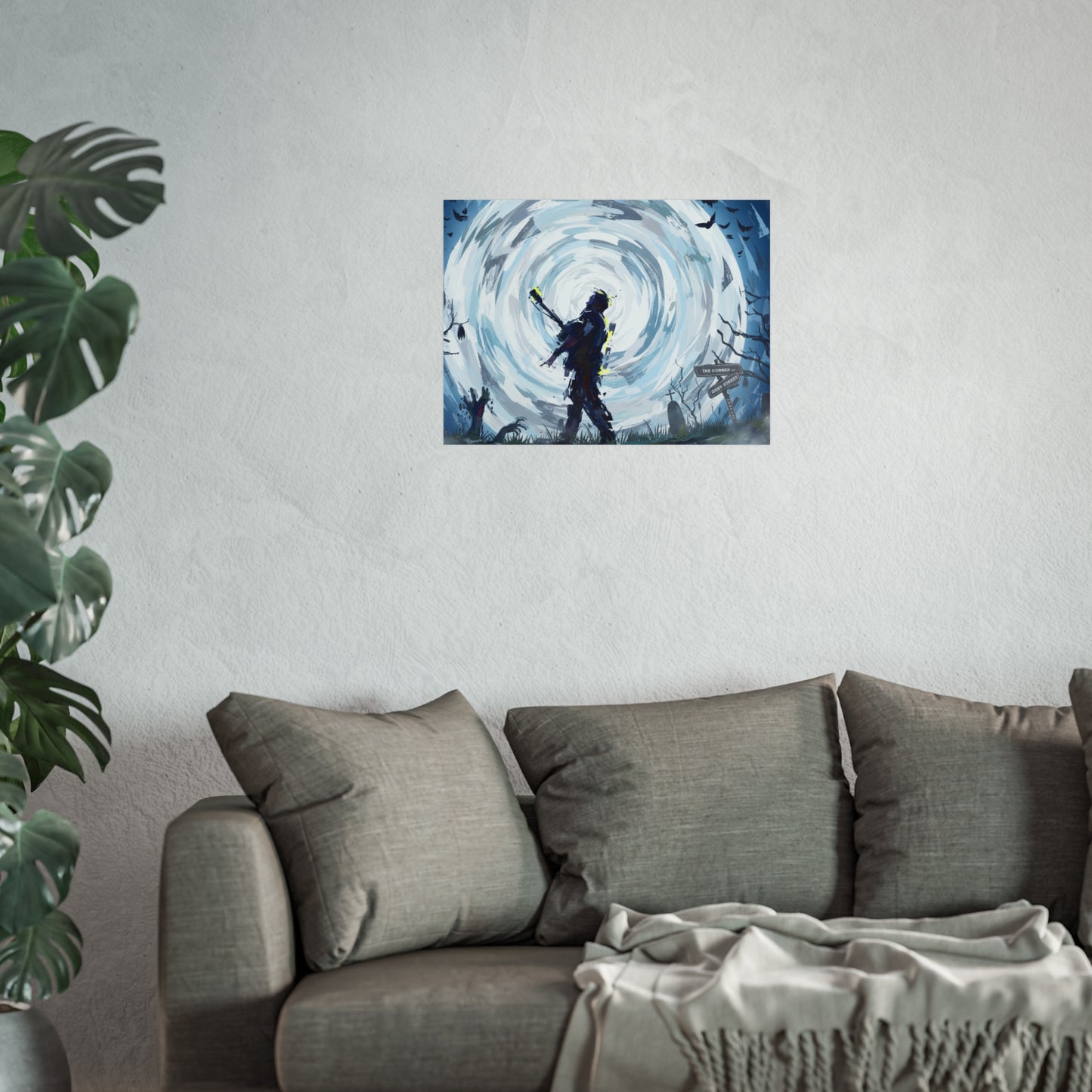DMB Halloween Fine Art Poster Print — Rock Apocalypse Wall Art