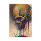 Skull Drip Matte Canvas Wall Art — Stretched 1.25"