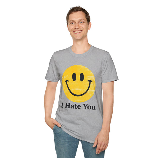 I Hate You Smiley T-Shirt