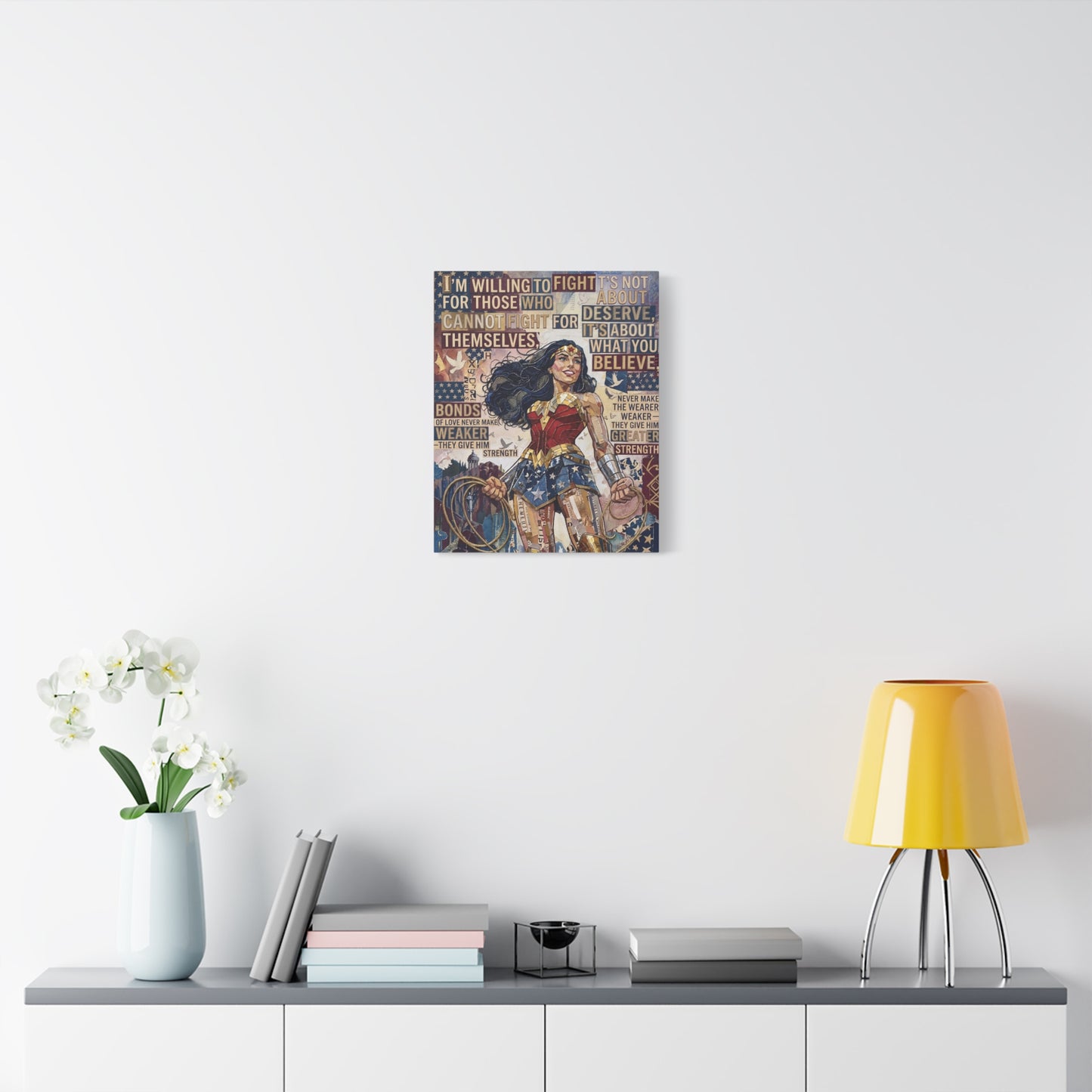 Woman Warrior Canvas Wall Art Print