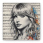 Swift Inspired - Portrait Music Canvas