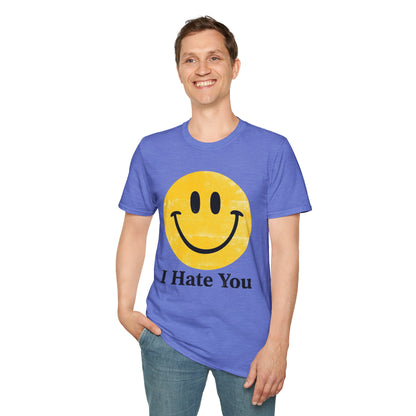 I Hate You Smiley T-Shirt
