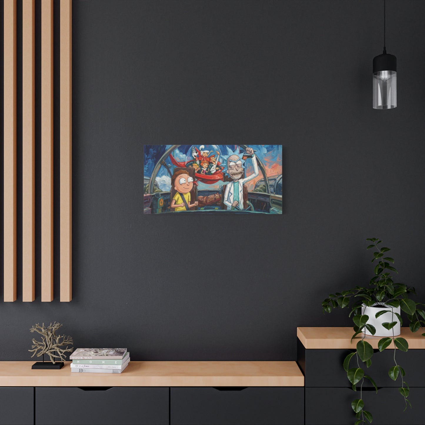 Ricks World 3 Abstract Canvas Wall Art — Matte Stretched 1.25"