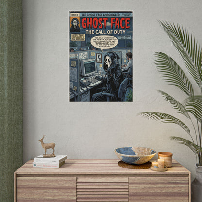 Ghost Face: The Call of Duty Comic Poster — Rolled Horror Movie Art Print