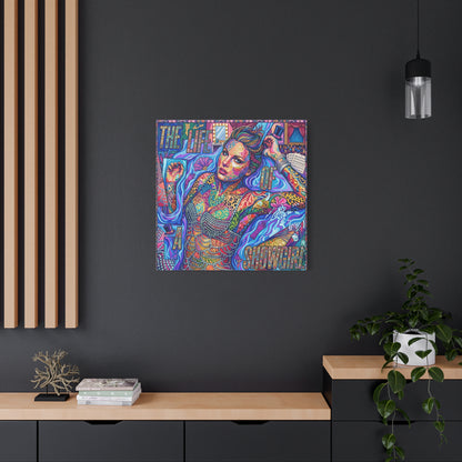 Showgirl Pop Abstract Canvas Wall Art Print