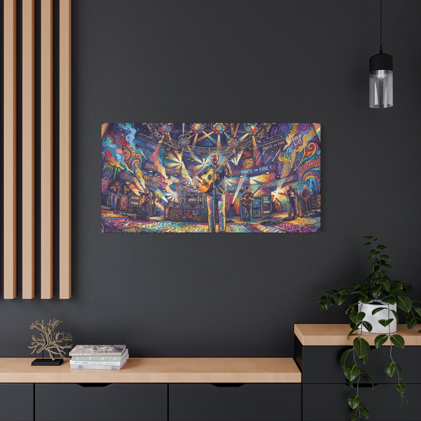 DMB "Dave" Concert Canvas Art — Matte Stretched Canvas Print