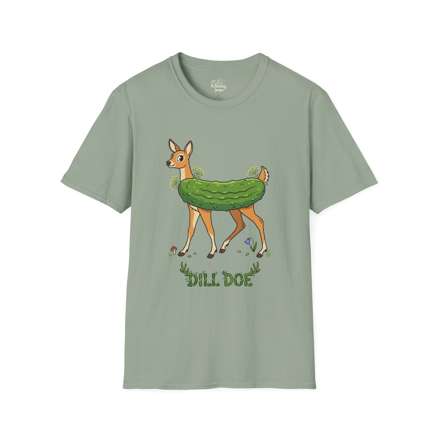 Dill Doe T-Shirt — Cute Pickle Deer Graphic Tee