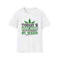T-Shirt — "Today's Good Mood Is Sponsored by Weed" Cannabis Graphic Tee