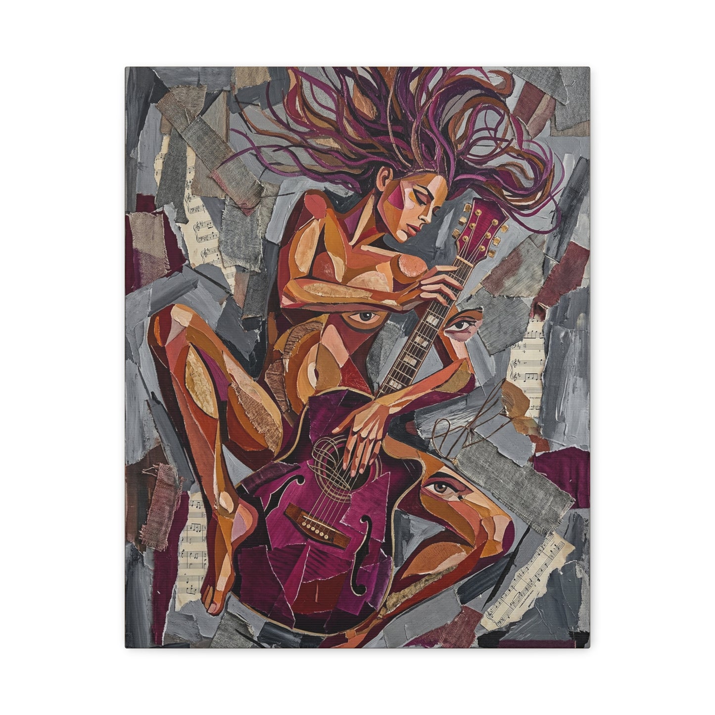 Lady Rock Canvas Art — Matte Stretched Canvas Print