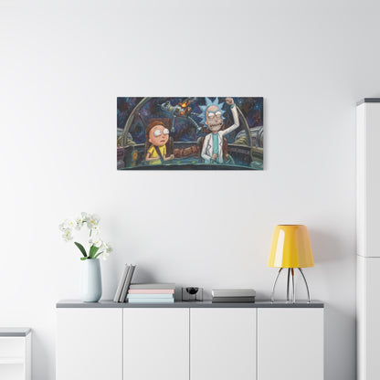 Ricks World 1 Abstract Canvas Wall Art — Matte Stretched 1.25"
