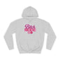 Bitch Mode On Hoodie — Bold Pink Retro Script Graphic Sweatshirt