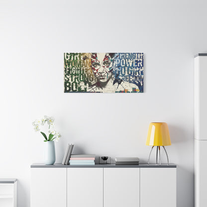 Wonder Woman Pop Art Canvas Print — Strength, Power, Freedom Wall Art