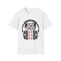 Music Speaks Headphones T-Shirt — "When Words Fail Music Speaks" Graphic Tee