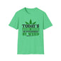 T-Shirt — "Today's Good Mood Is Sponsored by Weed" Cannabis Graphic Tee