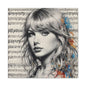 Swift Inspired - Portrait Music Canvas