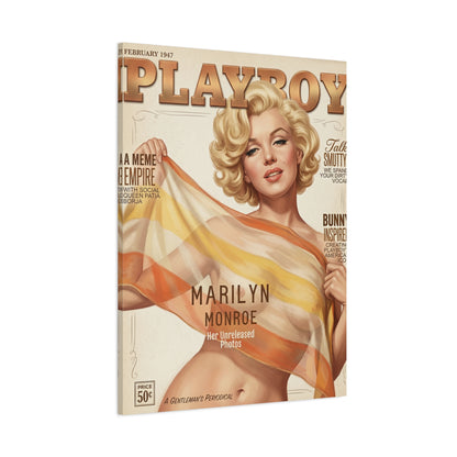 Monroe Portrait Matte Canvas Wall Art, Stretched 1.25"