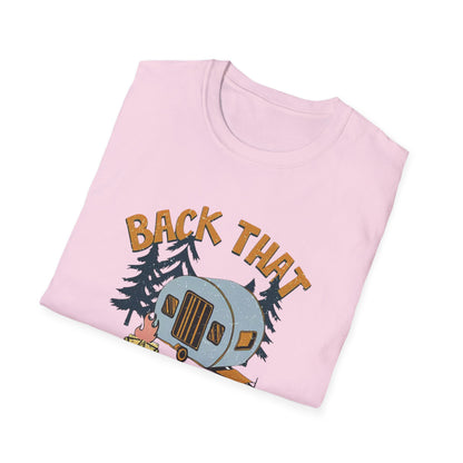 RV Camping T-Shirt — "Back That Thing Up" Retro Camper Graphic Tee