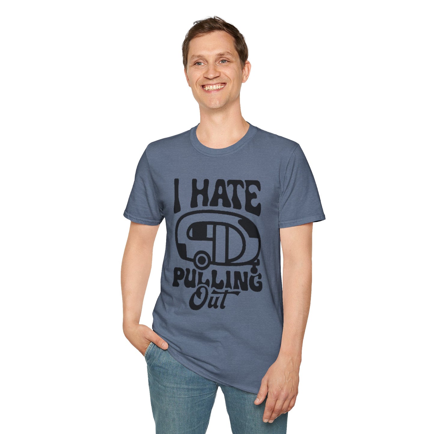 T-Shirt — “I Hate Pulling Out” Camper Graphic Tee