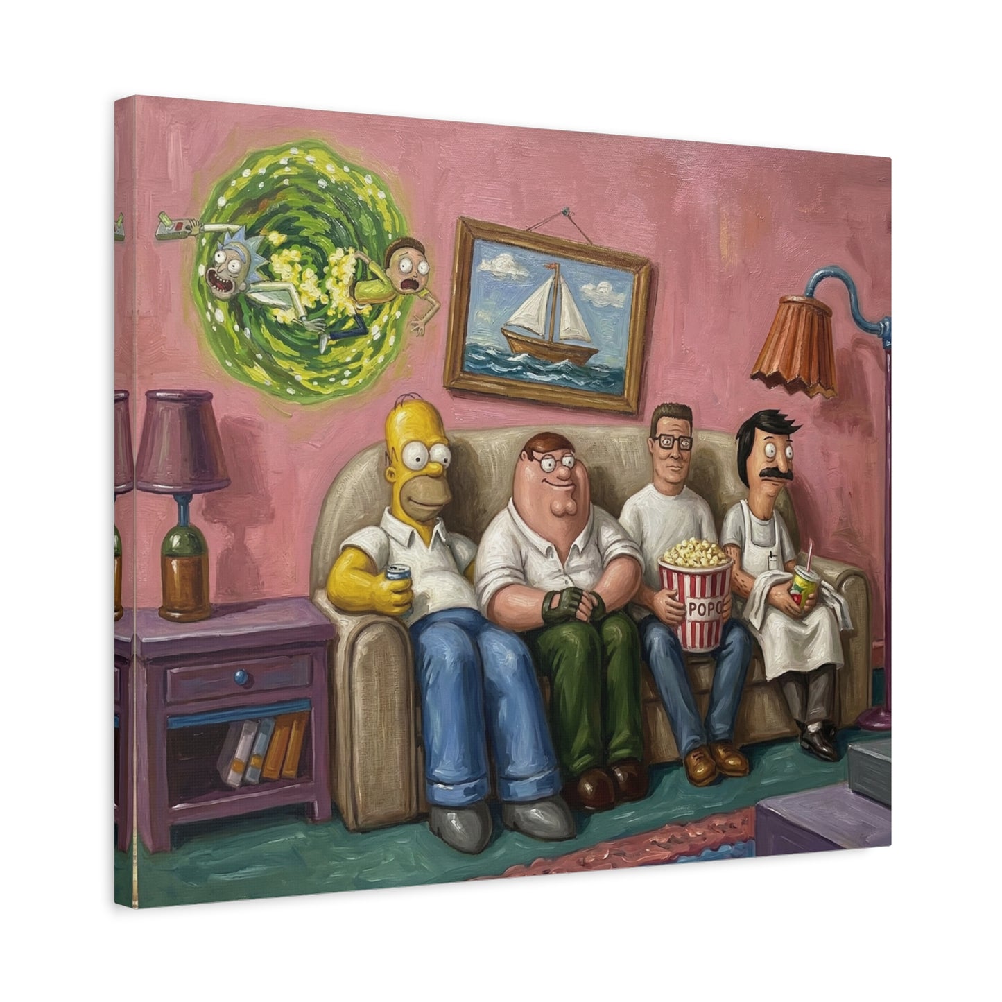 House Guest 2 Canvas Wall Art Print