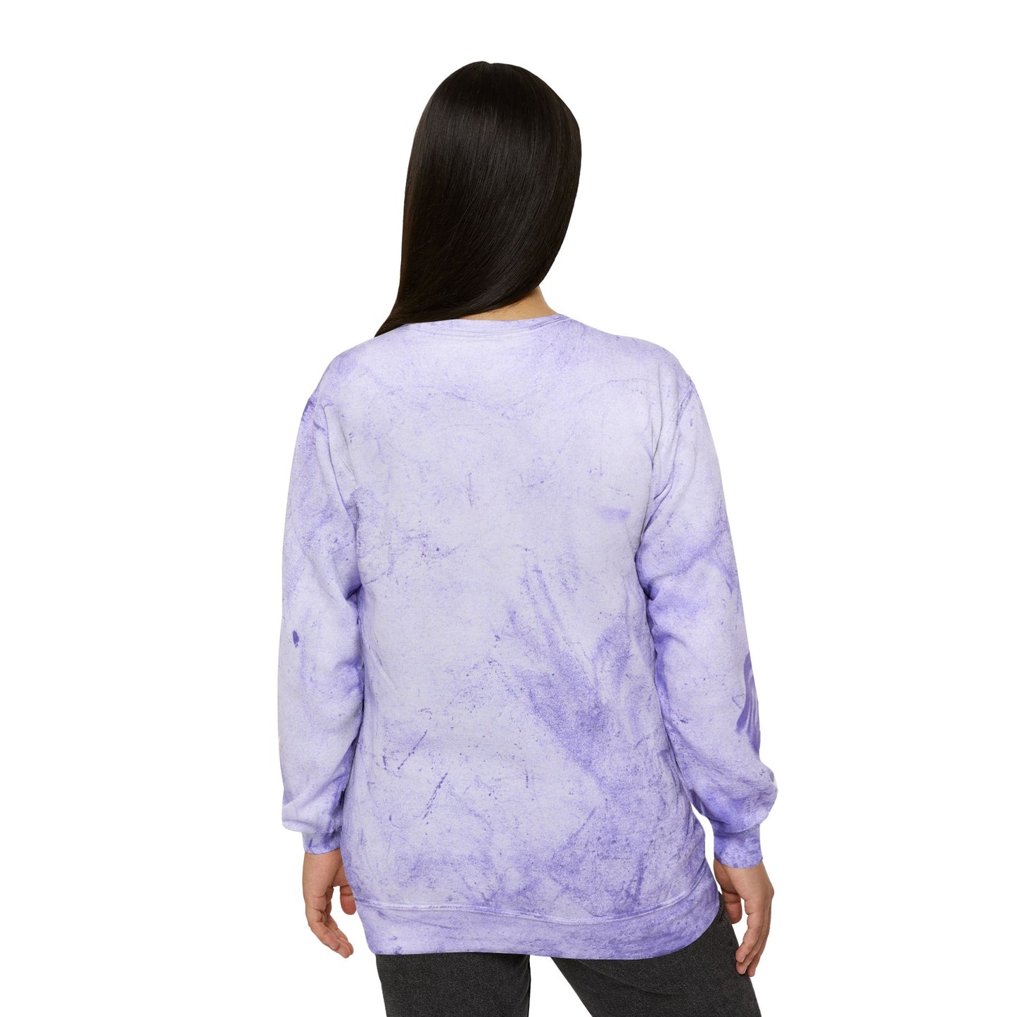 Happy Free Confused and Lonely Tie-Dye Crewneck Sweatshirt