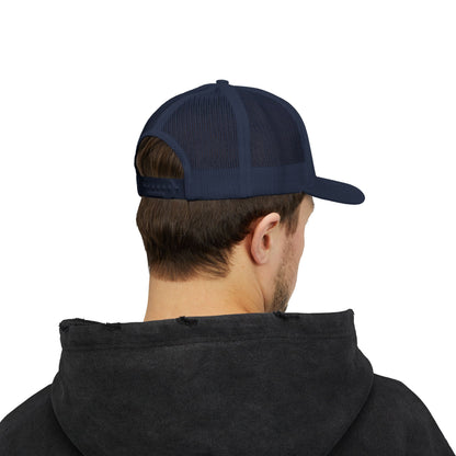 'F Off' Stick Figure Trucker Cap – Retro Distressed Snapback Hat
