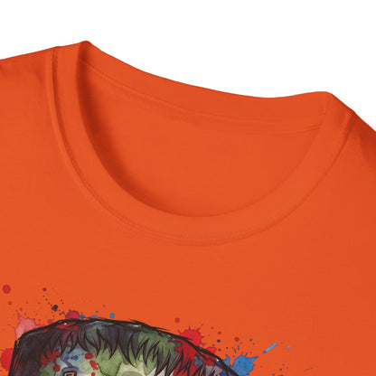 Frankenstein Watercolor Portrait T-Shirt