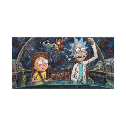 Ricks World 1 Abstract Canvas Wall Art — Matte Stretched 1.25"