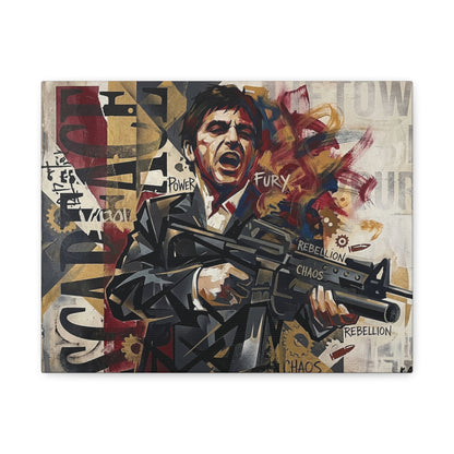 Tony's War Canvas Wall Art Print