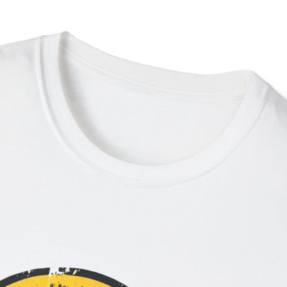 Smokin' Cool Emoji T-Shirt — Retro Grinning Face with Sunglasses & Cigar