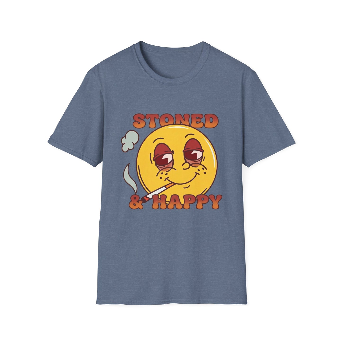 Stoned & Happy Smiley T-Shirt