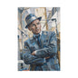 G.O.A.T Basketball Portrait Matte Canvas Wall Art, Stretched 1.25"