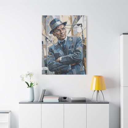 G.O.A.T Basketball Portrait Matte Canvas Wall Art, Stretched 1.25"