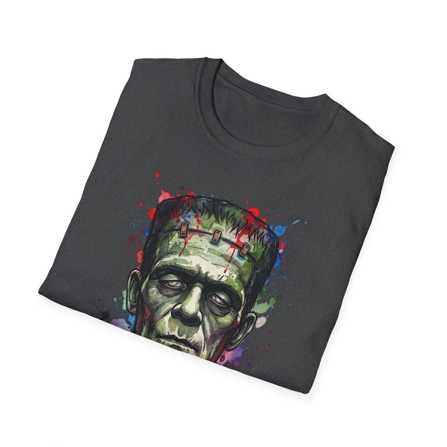 Frankenstein Watercolor Portrait T-Shirt