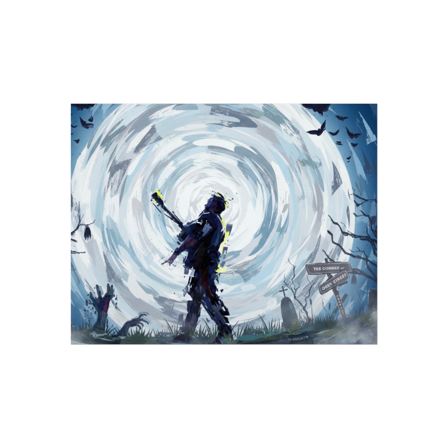 DMB Halloween Fine Art Poster Print — Rock Apocalypse Wall Art