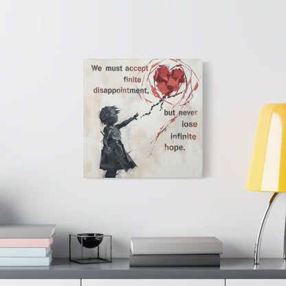 Hope Abstract Canvas Wall Art Print — Matte Stretched Canvas