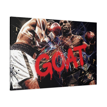 G.O.A.T. Boxer Canvas Wall Art Print